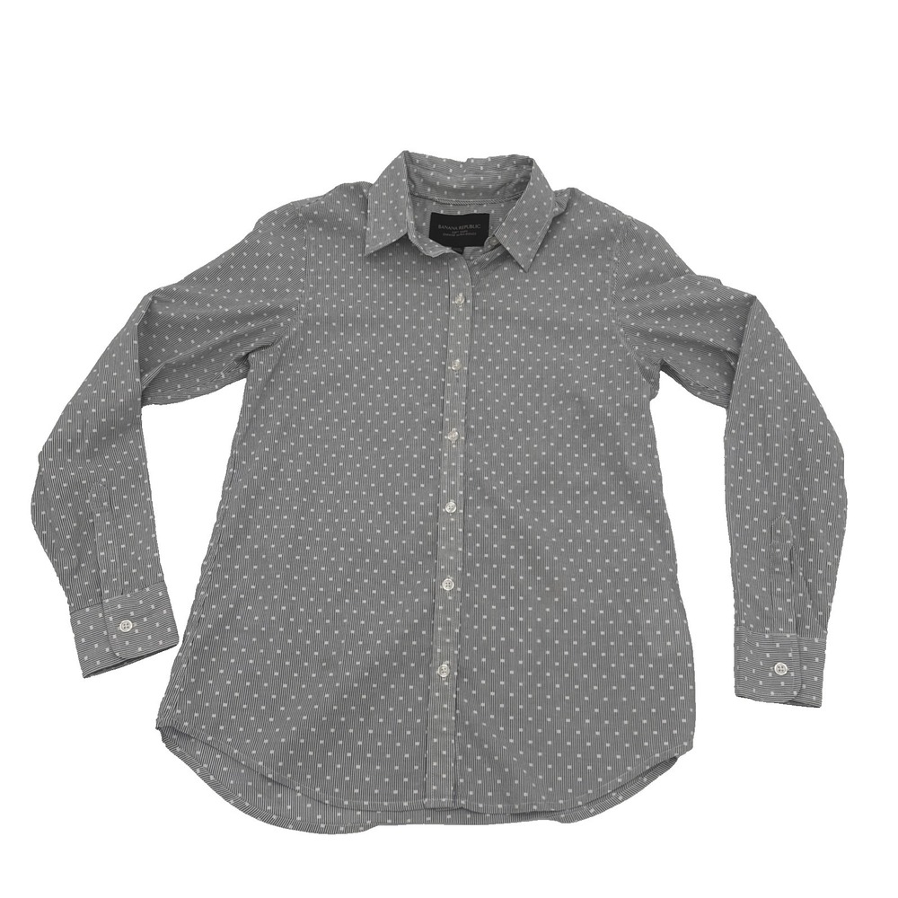 Banana Republic oxford Soft Wash Chemise Ultra-Douce Button Down Long Sleeve S